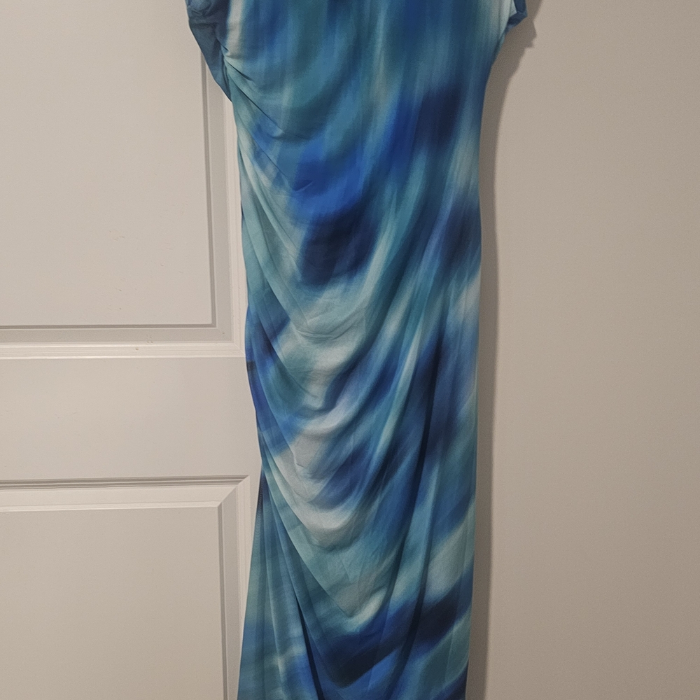 Premier Blue One Shoulder Bodycon Dress
